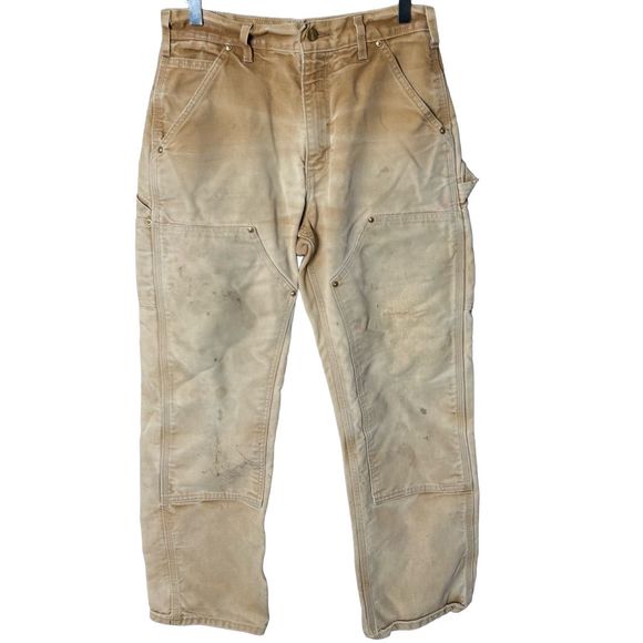VTG Carhartt Double Knee USA Pants 30X30 - Picture 1 of 7